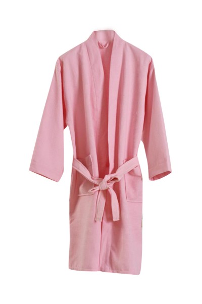 SKBD018  beauty salon pure cotton waffle bathrobe Spa Club Hotel bathrobe Hotel bathrobe bathrobe shop 45 degree